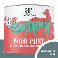 Thorndown Wood Paint 750ml - Launcherly Blue - Pot shot