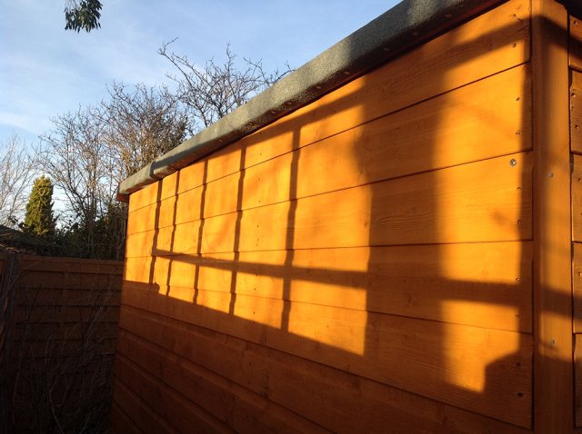 10x8 Shire Norfolk Professional Pent Shed - tongue and groove wall cladding